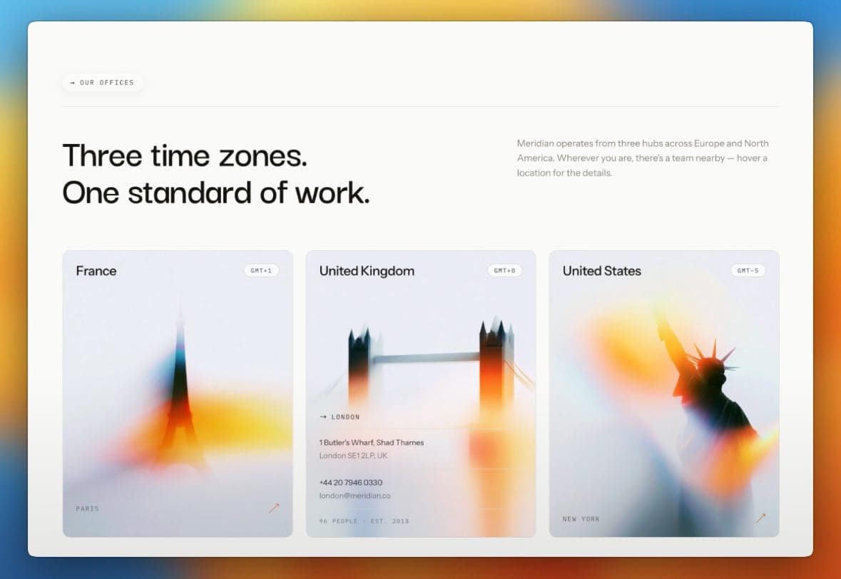 Gradient Feature Cards