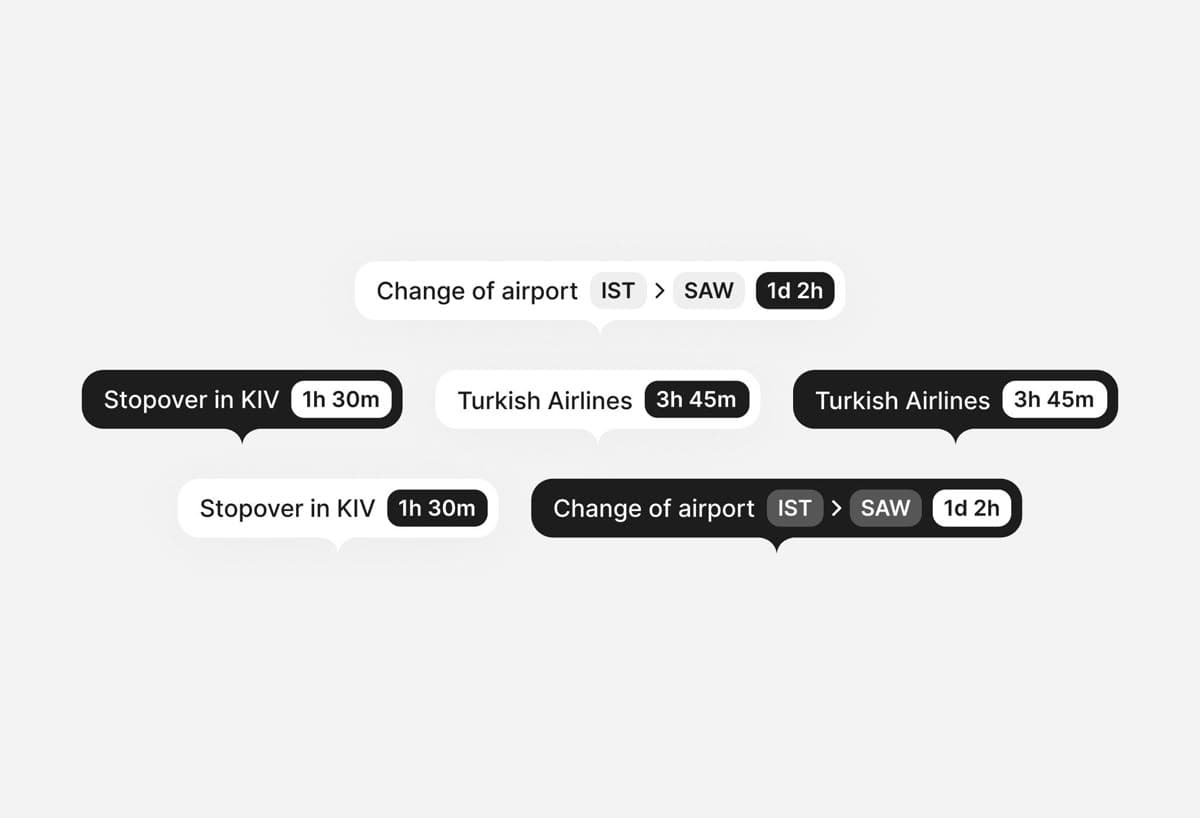 Flight Information Badges